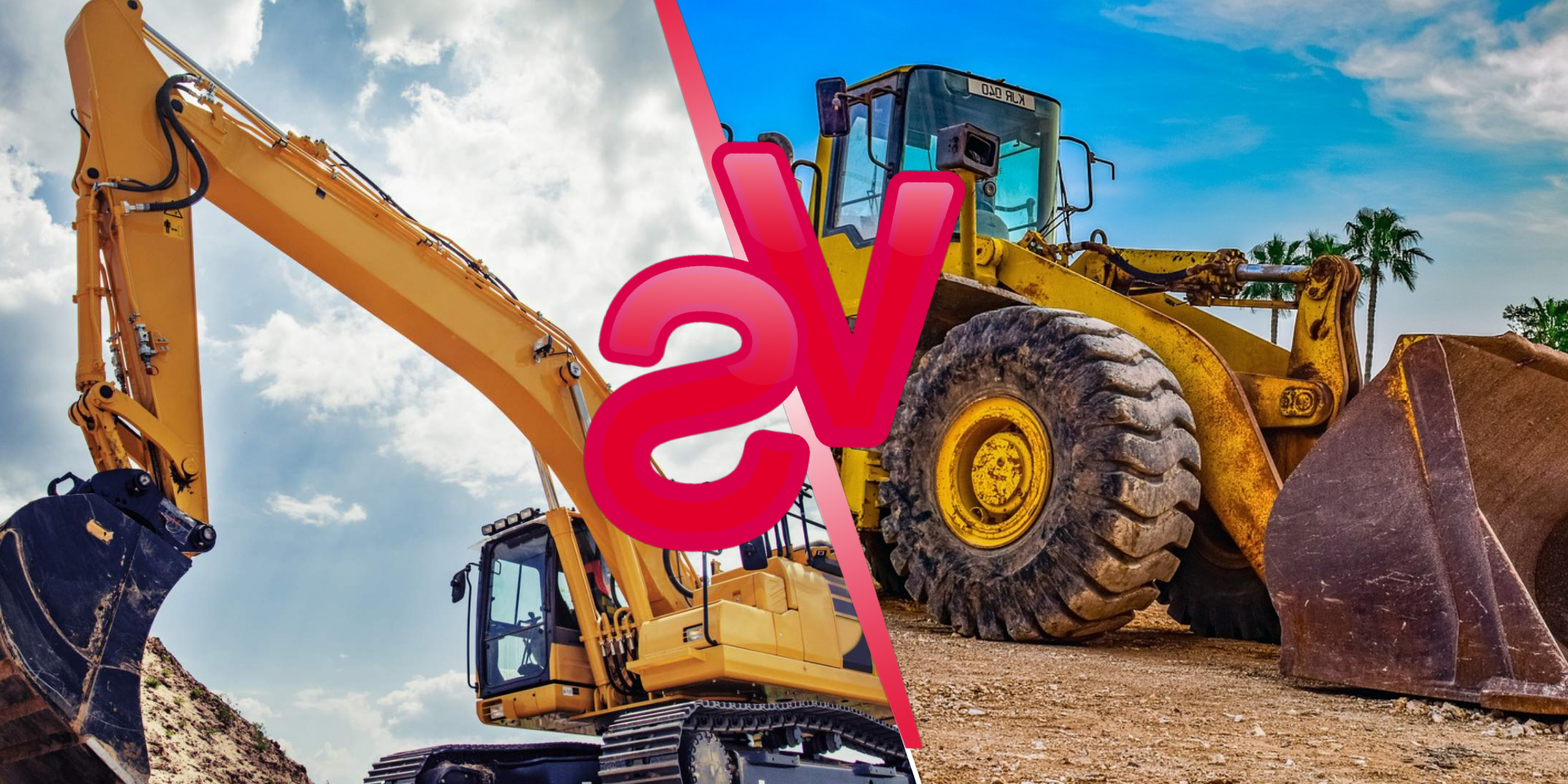 Pelleteuse vs Bulldozer