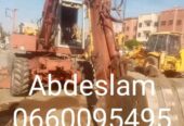 كراء الات الأشغال الحفر و الهدم
