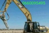 كراء الات الأشغال الحفر و الهدم