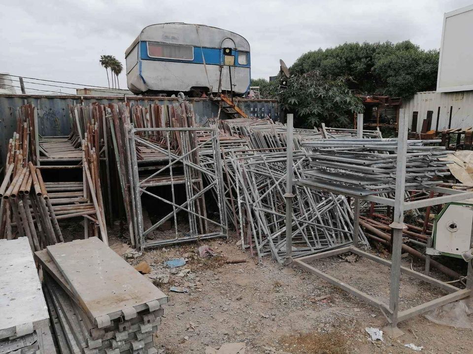 Échelles en galvanisé en aluminium