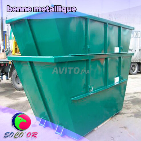 Bennes à ordures métalliques