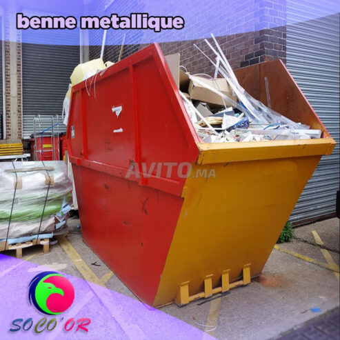 BENNE METALLIQUE // 5m3
