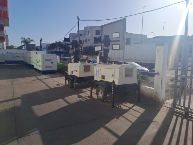 LOCATION GROUPES ELECTROGENES ET TOURS D’ECLAIRAGE.