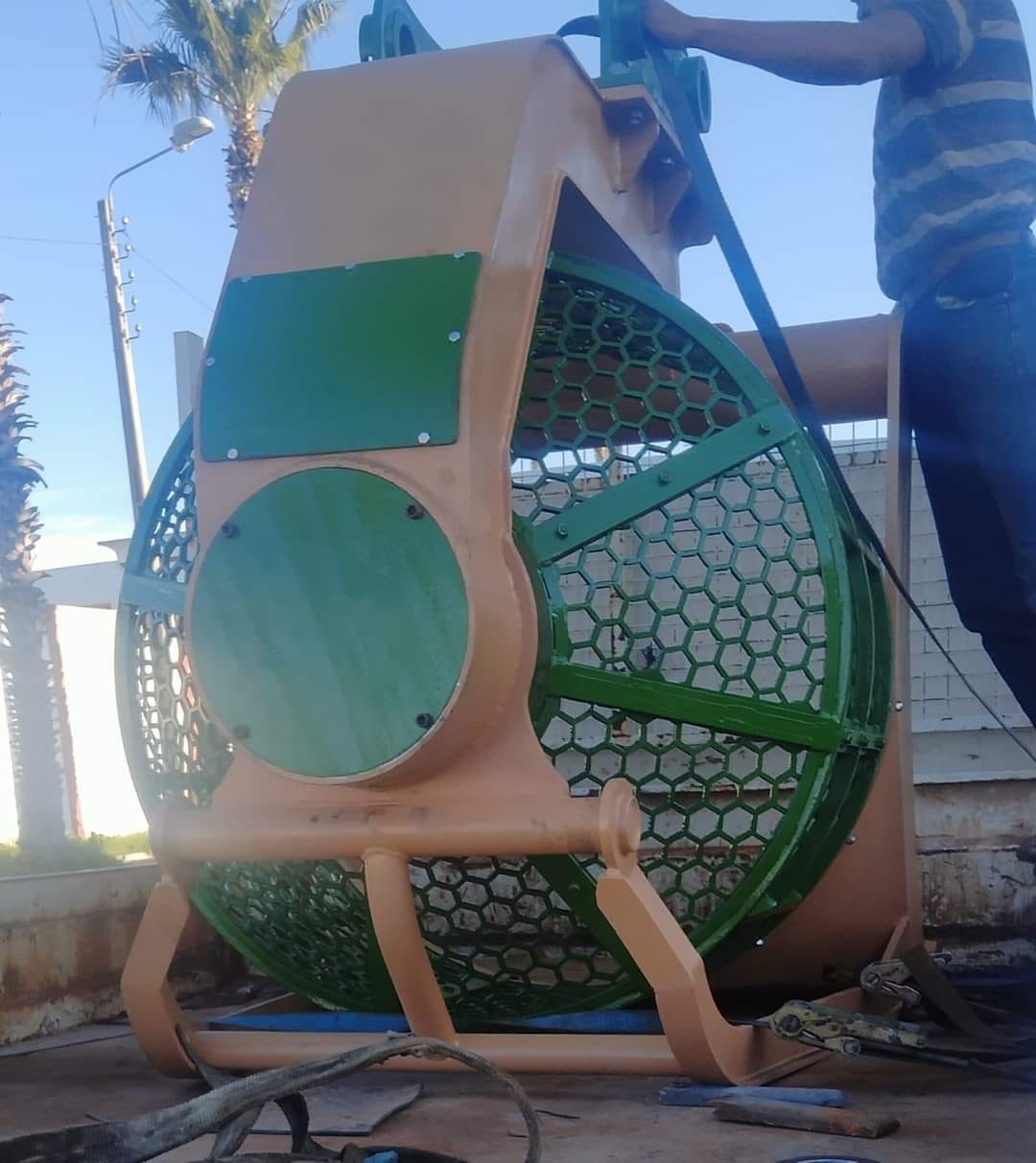 صناعة جميع أنواع les godet cribleur rotatif