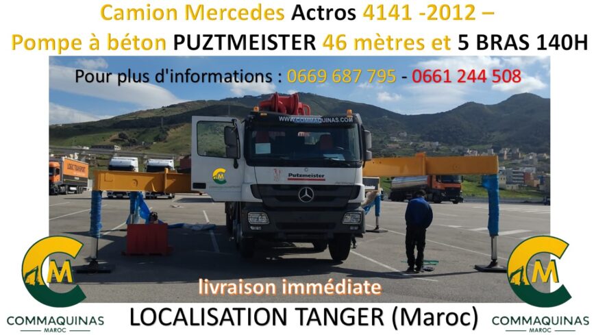 Mercedes Actros Puztmeister 46.5