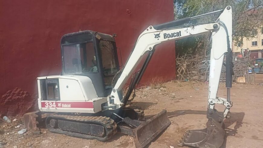 Mini pelle bobcat 334 modil 2009